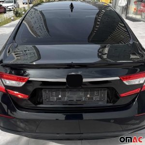 Honda Accord Tailgate Handle Cover - Upper Numberplate - Omac - Gloss Silver - '18-'22